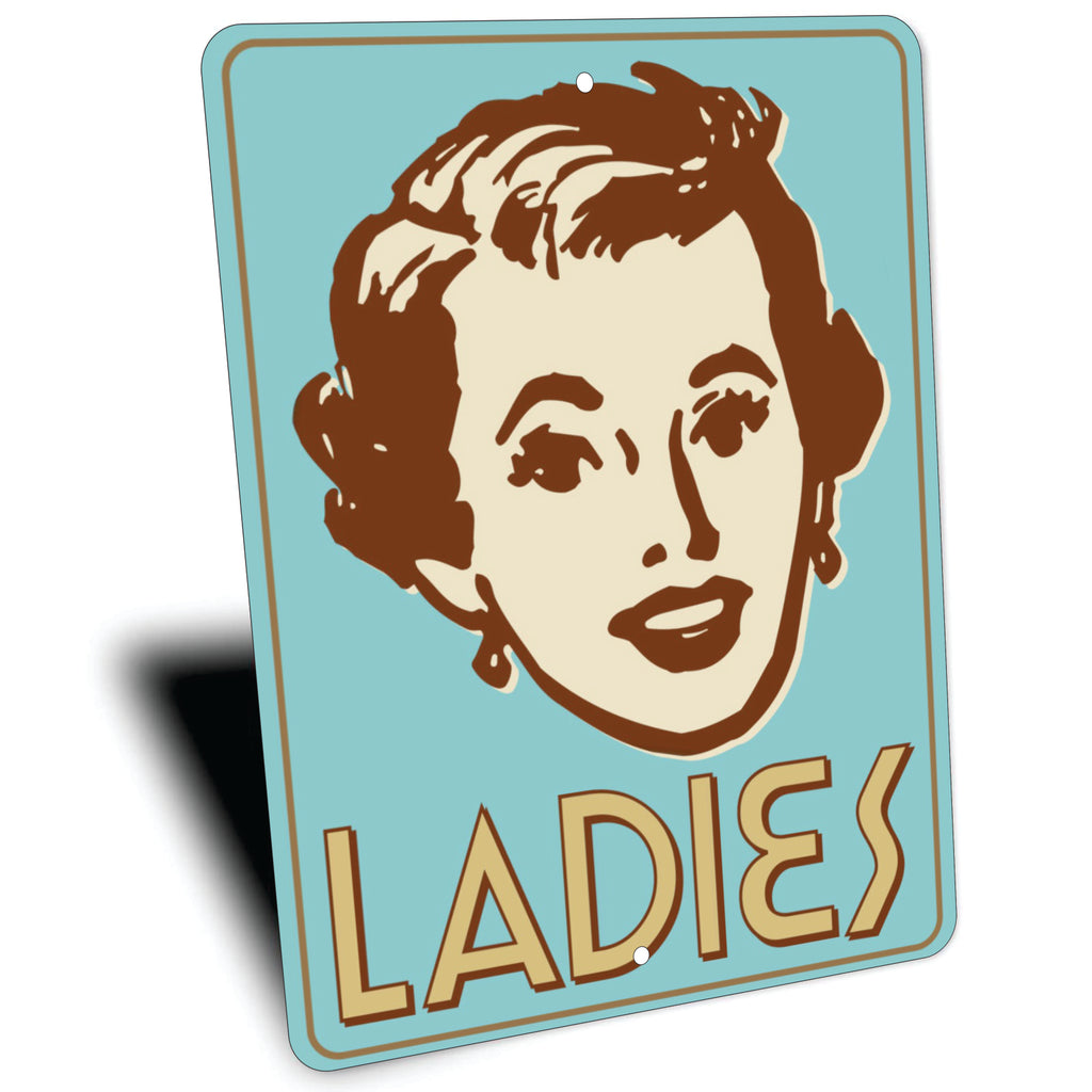 PLACA BATH SIGN LADIES