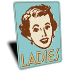 PLACA BATH SIGN LADIES