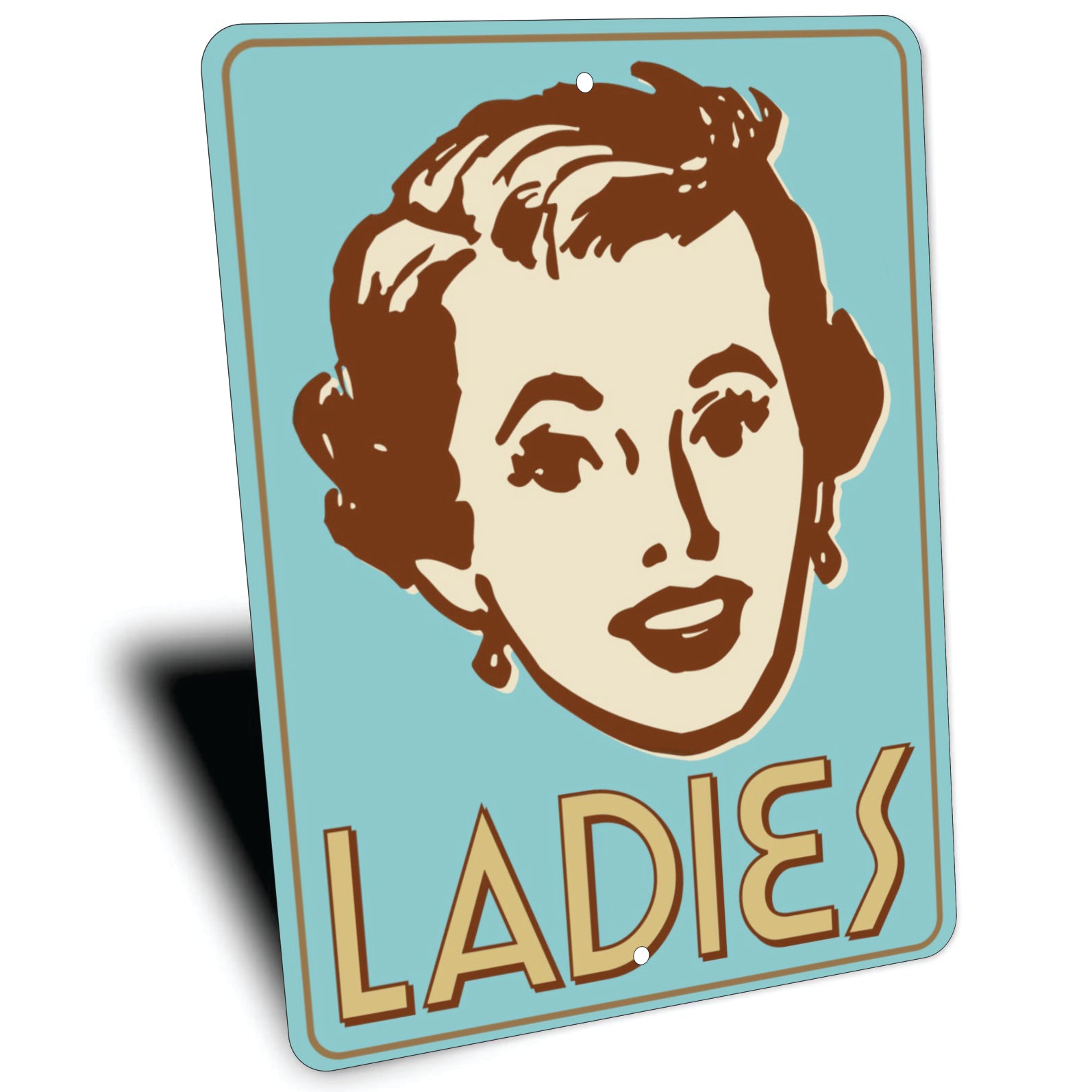 PLACA BATH SIGN LADIES