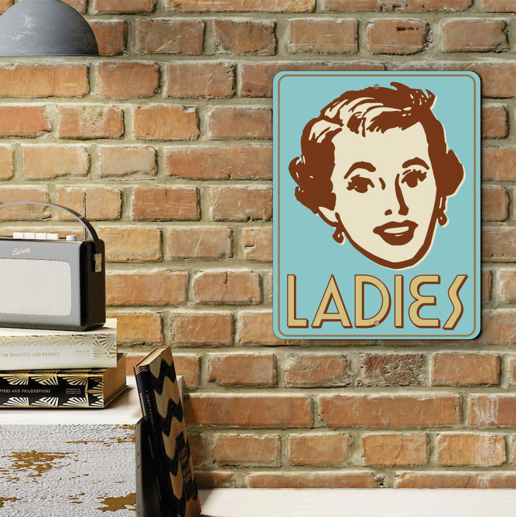 PLACA BATH SIGN LADIES