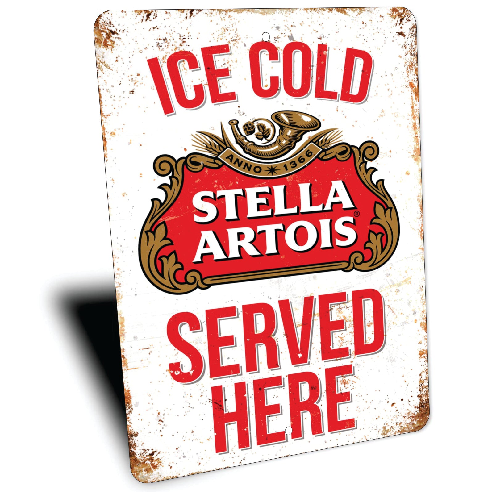 PLACA STELLA ARTOIS ICE COLD