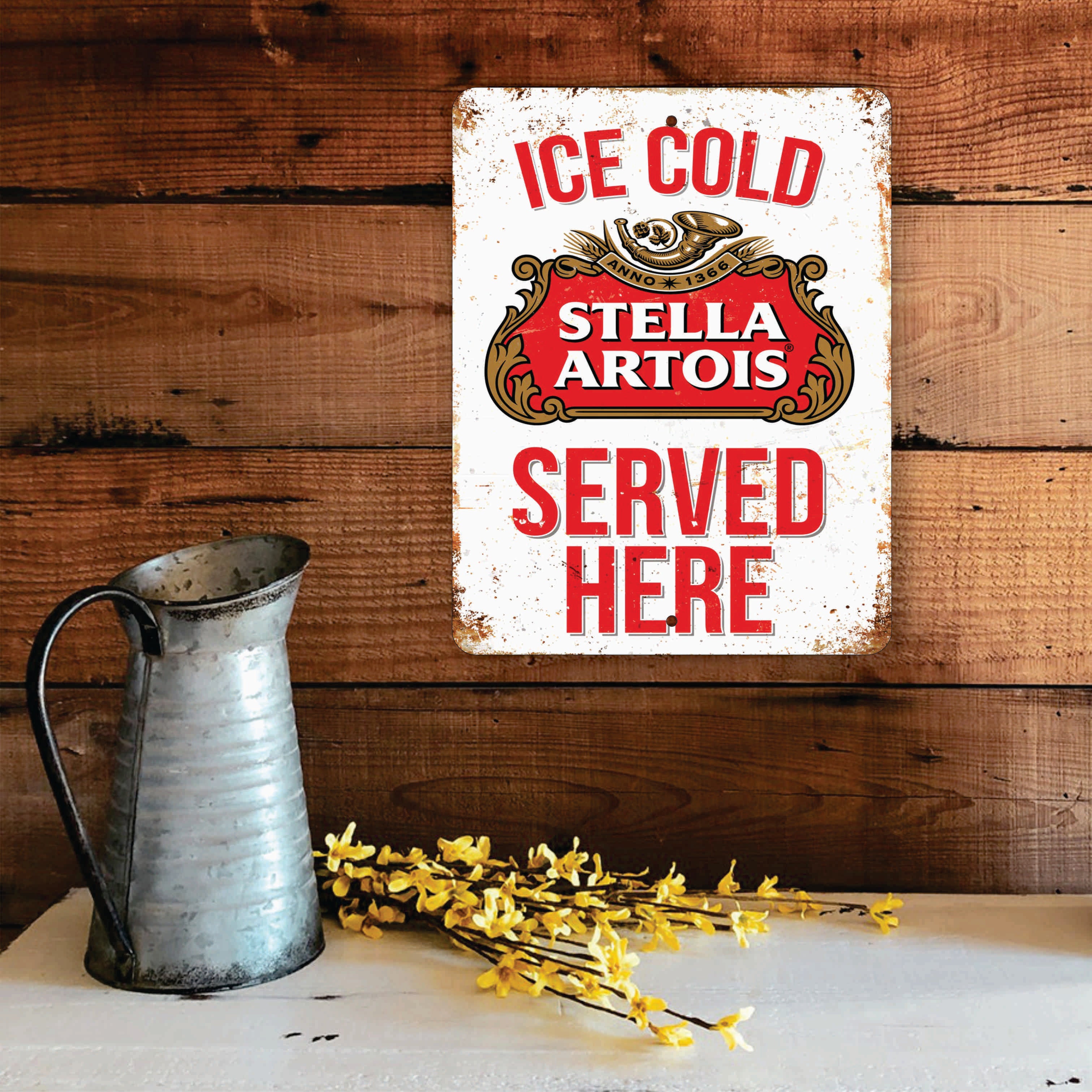 PLACA STELLA ARTOIS ICE COLD
