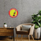 PLACA CIRCULAR ROYAL CROWN COLA