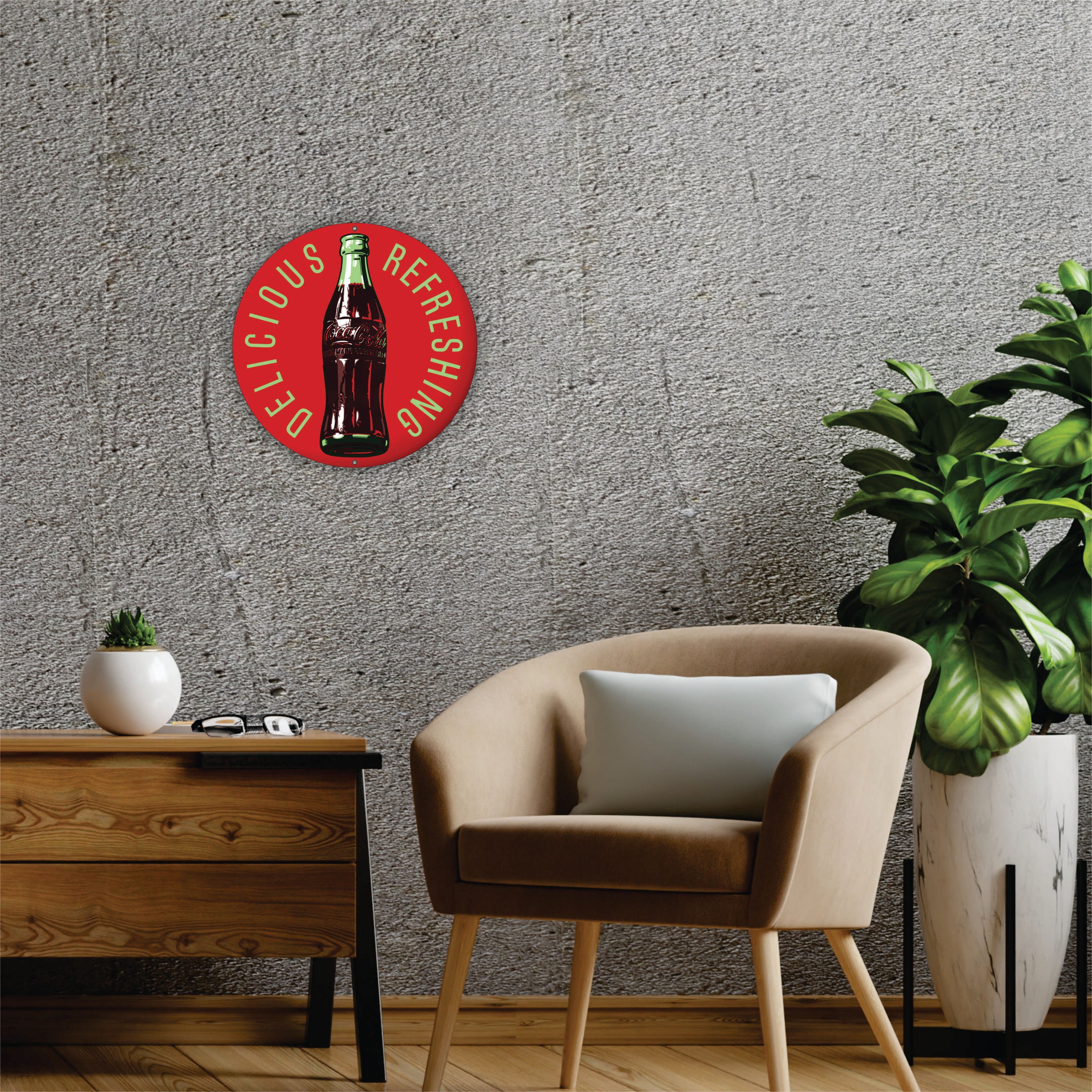 PLACA CIRCULAR DELICIOUS REFRESHING