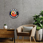 PLACA CIRCULAR IDAHO GASOLINE