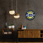 PLACA CIRCULAR SUPER CHEVROLET SERVICE