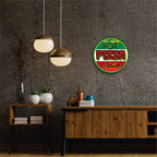 PLACA CIRCULAR HOT PIZZA ITALIAN