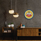 PLACA CIRCULAR AMSTEL BEER