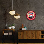 PLACA CIRCULAR SERVICE STATION 66