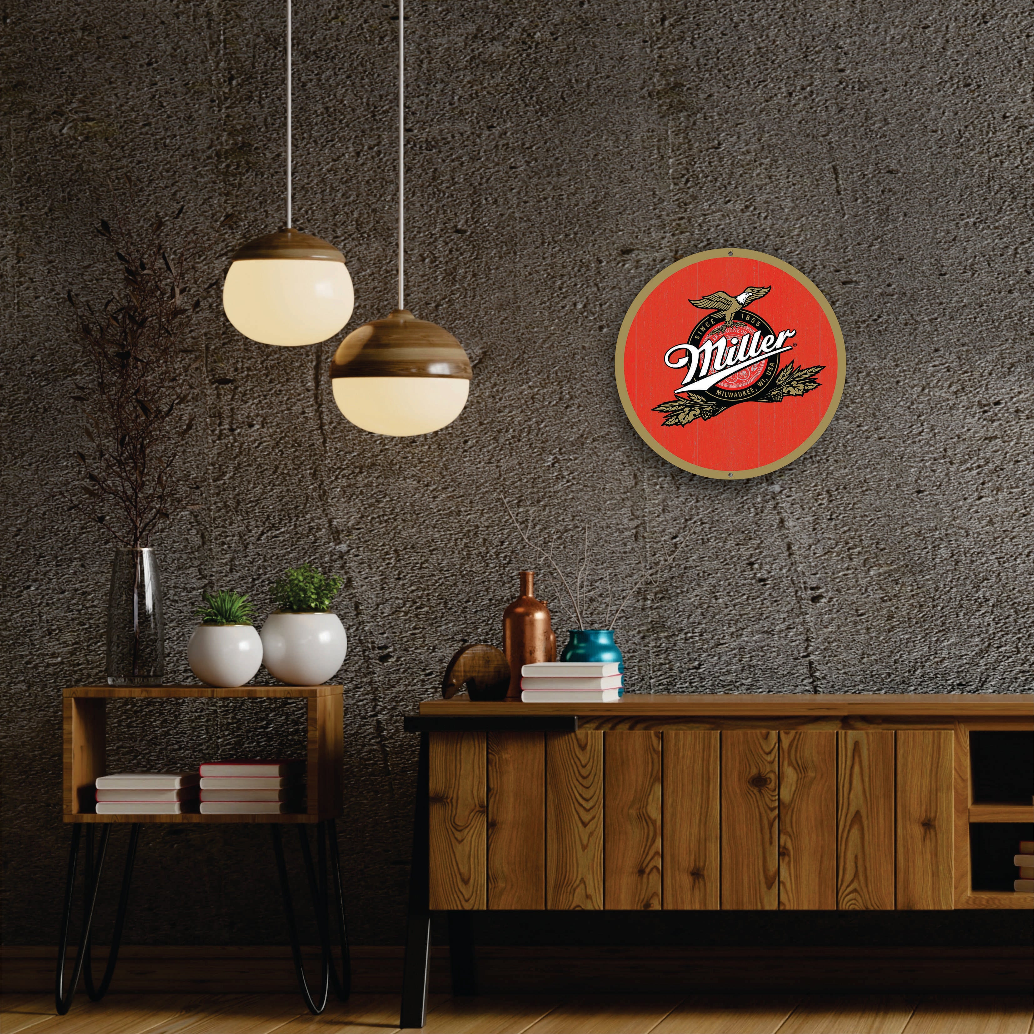 PLACA CIRCULAR MILLER