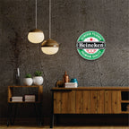 PLACA CIRCULAR HEINEKEN