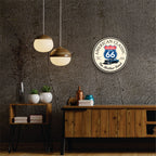 PLACA CIRCULAR AMERICAN CLASSIC