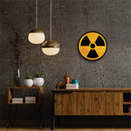 PLACA CIRCULAR RADIOACTIVE CLOVER