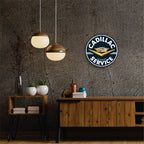 PLACA CIRCULAR CADILLAC SERVICE