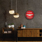 PLACA CIRCULAR FLYING A SERVICE