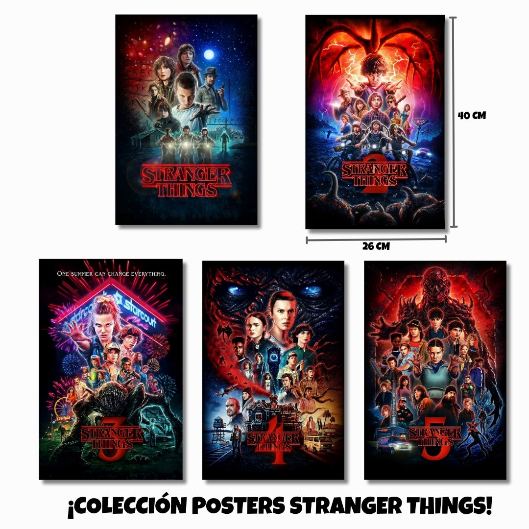 COLECCIÓN POSTERS STRANGER THINGS