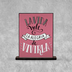 DECO POSTER LA VIDA VALE