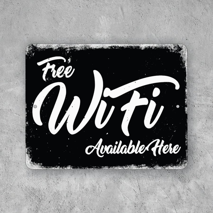 PLACA FREE WI-FI