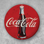 PLACA CIRCULAR COCA-COLA