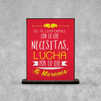 DECO POSTER NO TE CONFORMES