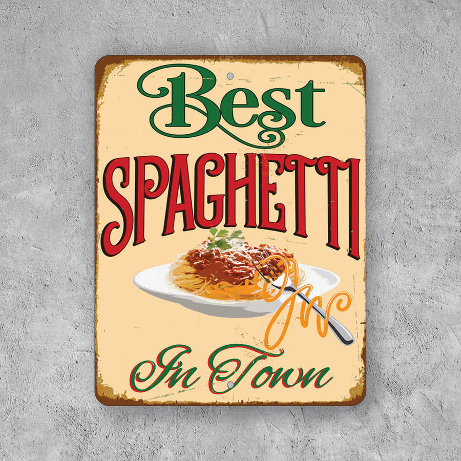PLACA BEST SPAGHETTI