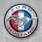 PLACA CIRCULAR FORD MUSTANG