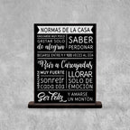 DECO POSTER NORMAS DE LA CASA
