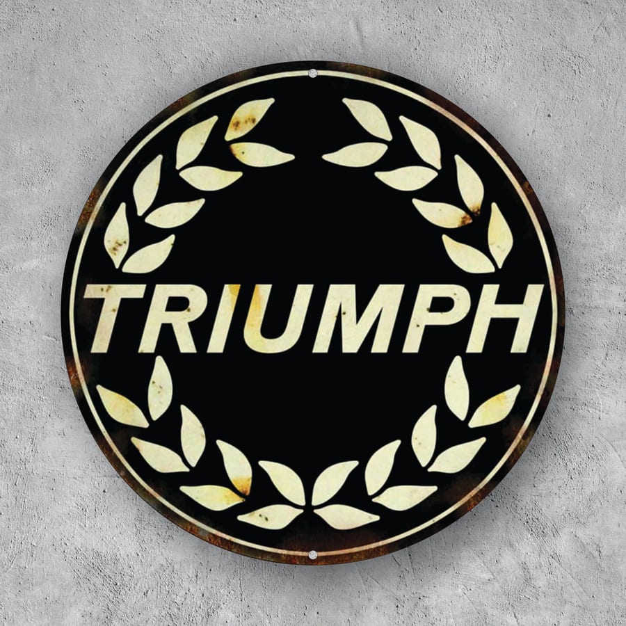 PLACA CIRCULAR TRIUMPH