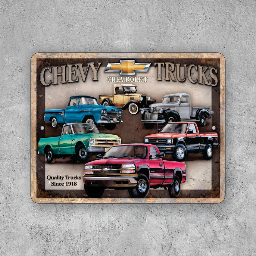 PLACA CHEVY TRUCKS