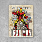 PLACA IRON MAN CLASSIC COMICS