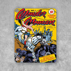 PLACA WONDER WOMAN C MIC