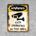 PLACA WARNING CCTV SIGN