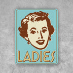 PLACA BATH SIGN LADIES