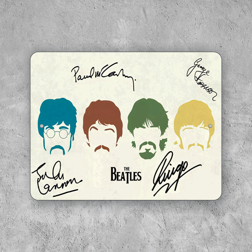 PLACA THE BEATLES