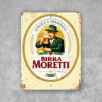 PLACA CERVEZA BIRRA MORETTI