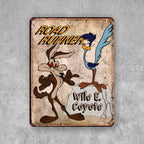 PLACA EL COYOTE Y EL CORRECAMINOS