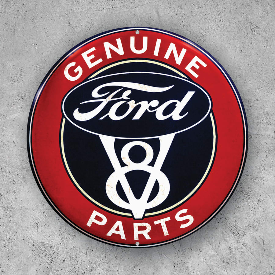 PLACA CIRCULAR GENUINE PARTS