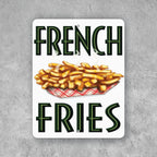 PLACA FRENCH FRIES
