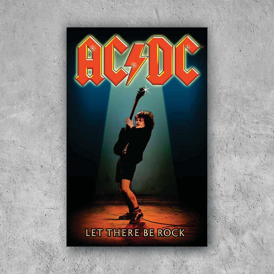 POSTER AC DC LET THERE ROCK