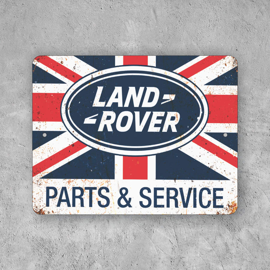 PLACA LAND ROVER PARTS-SERVICE