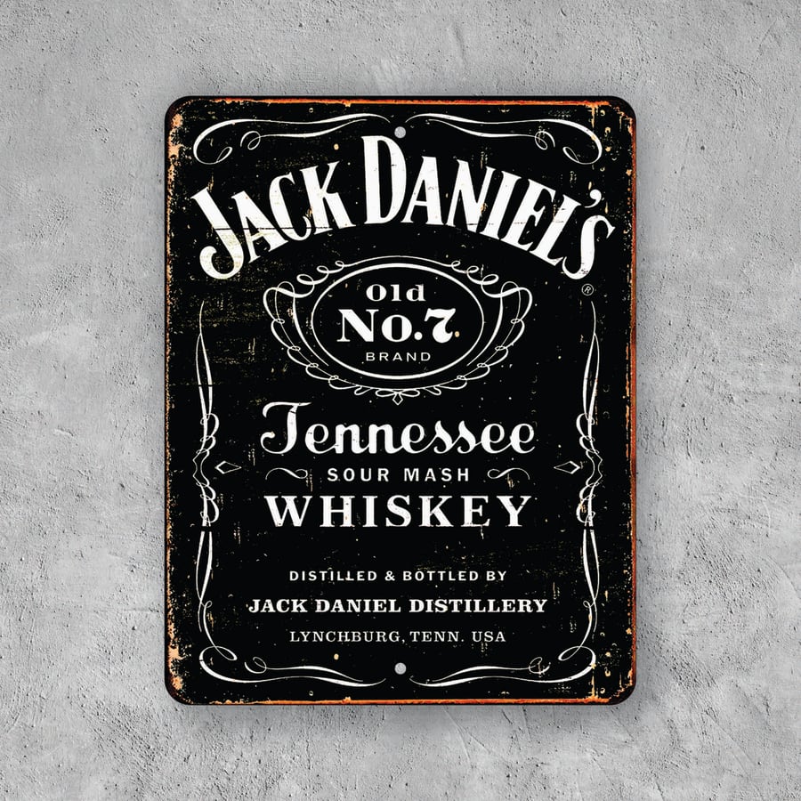 PLACA JACK DANIEL S OLD