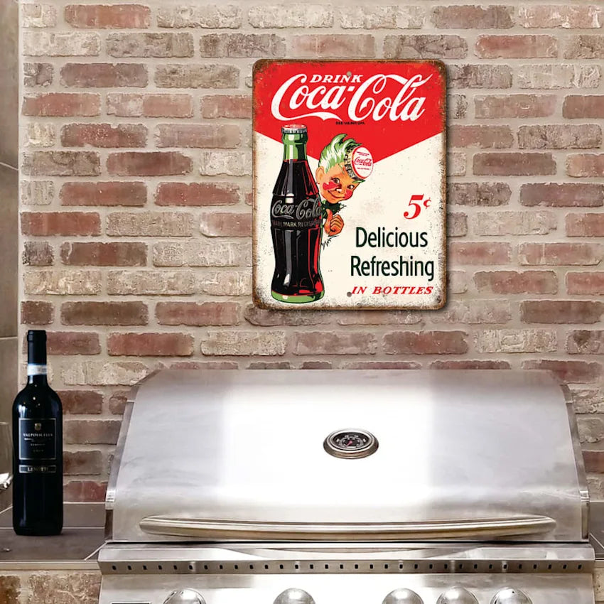 PLACA COCA-COLA IN BOTTLE