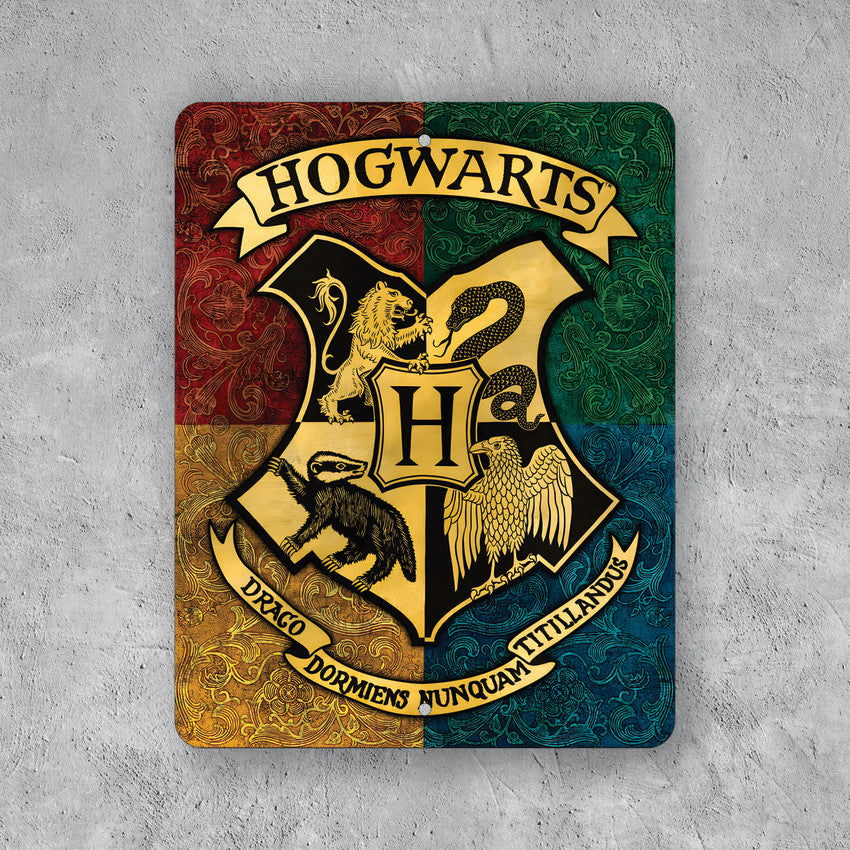 PLACA HARRY POTTER HOGWARTS