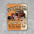 PLACA HOT ROD SPEED