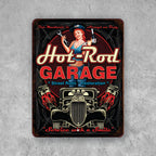 PLACA HOT-ROD GARAGE
