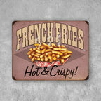 PLACA FRENCH FRIES HOT & CRISPY