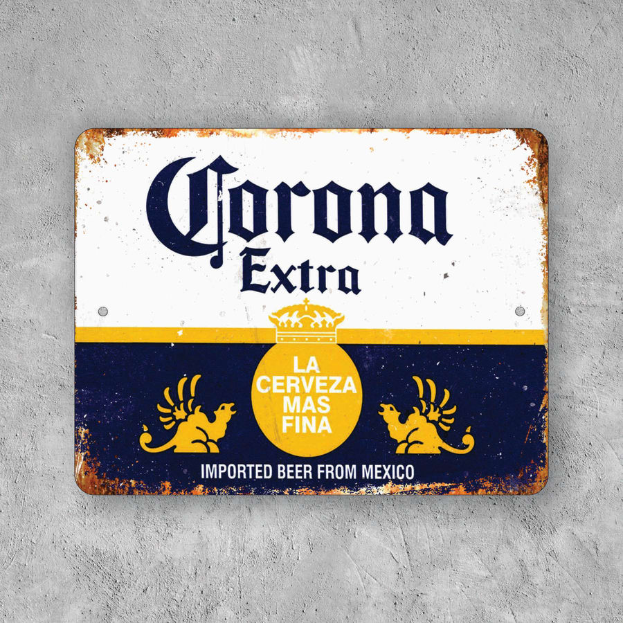 PLACA CERVEZA CORONA EXTRA