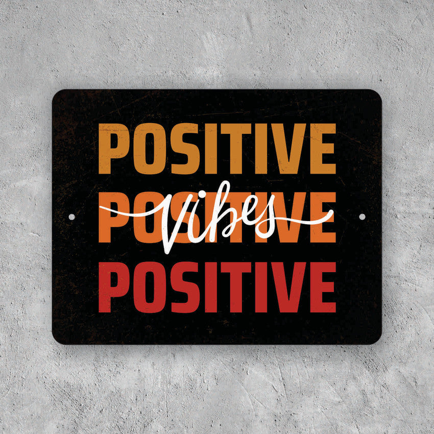 PLACA POSITIVE VIBES