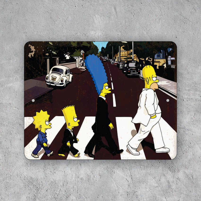 PLACA LOS SIMPSON