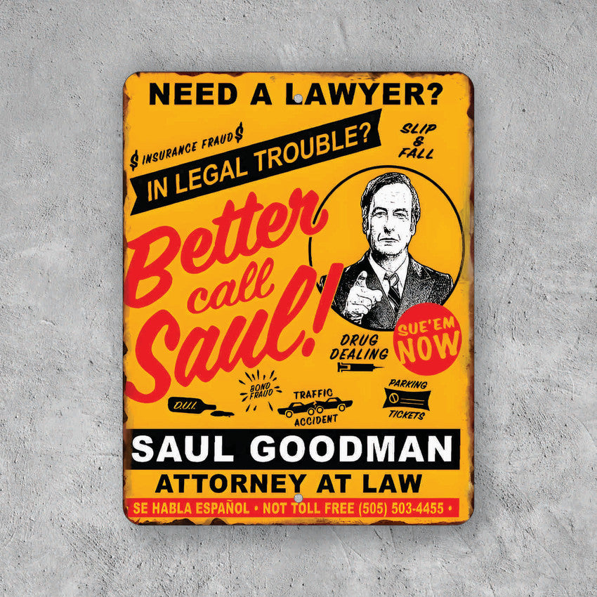PLACA BETTER CALL SAUL